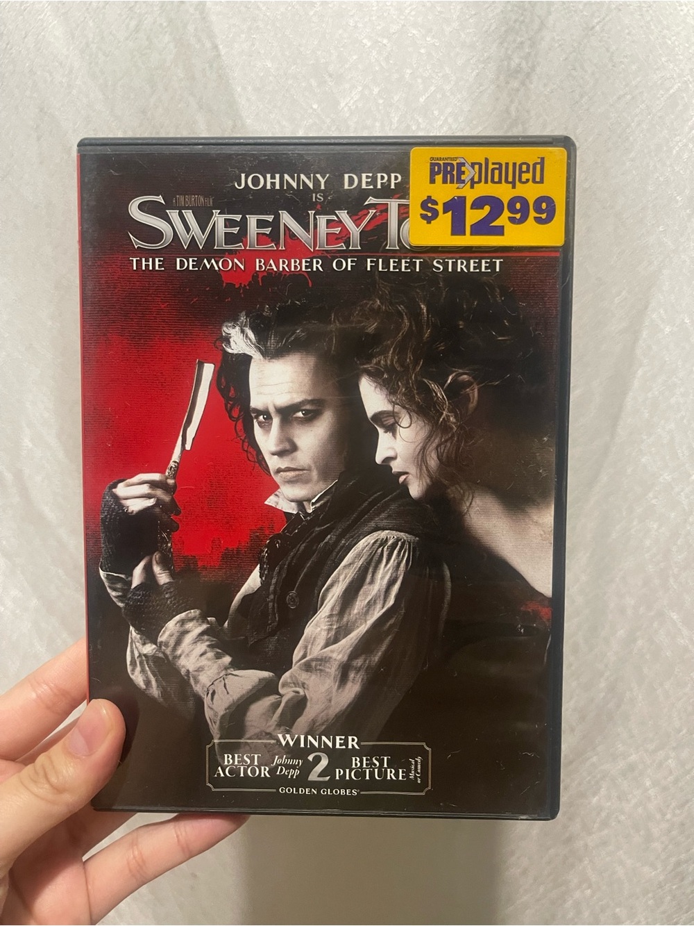 Sweeney Todd The Demon Barber Of Fleet Street DVD